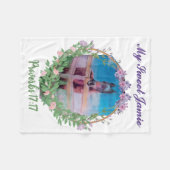 Mijn zweet Jamie, Schrift Fleece Deken (Voorkant (Horizontaal))