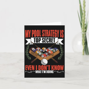 Mijn Zwembad Strategie Snooker Spel Pool Spelers B Kaart