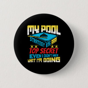 Mijn zwembadstrategie is Top Secret Pool biljart s Ronde Button 5,7 Cm