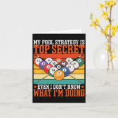 Mijn zwembadstrategie is top secret - zelfs poolsp kaart (Gele Bloem)