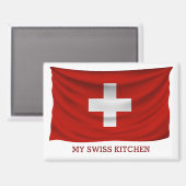 Mijn Zwitserse keukenmagneet Magneet (Voorkant / Achterkant)