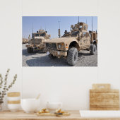 Mijnbestendige, tegen hinderlagen beschermde voert poster (Keuken)