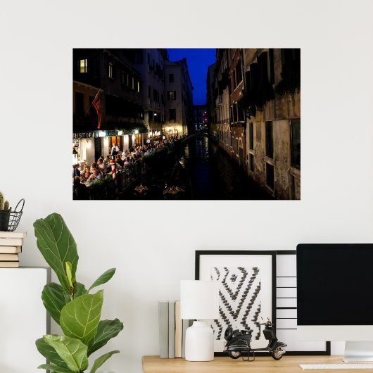 Mijnbouw in Venetië Poster (Thuiskantoor)