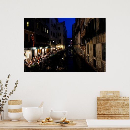 Mijnbouw in Venetië Poster (Keuken)