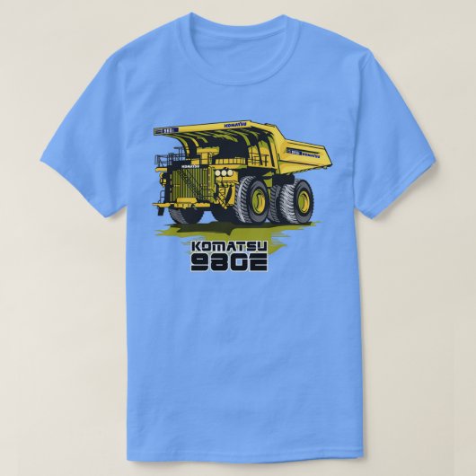 Mijnbouw Komatsu 980E T-shirt (Design voorkant)