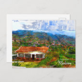 Mijnbouw op Madeira, Briefkaart Portugal (Voorkant / Achterkant)