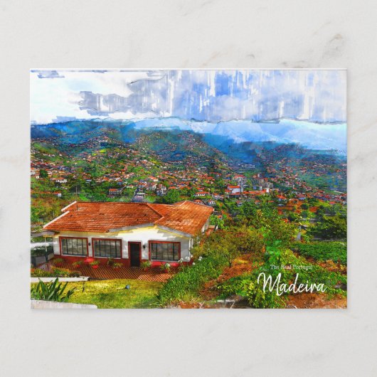 Mijnbouw op Madeira, Briefkaart Portugal (Voorkant)