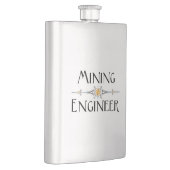 Mijnbouwingenieur decoratieve lijn flacon (Rechts)