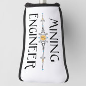Mijnbouwingenieur decoratieve lijn golfheadcover (Draai 90)