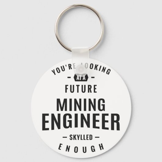 Mijnbouwingenieur Sleutelhanger (Voorkant)