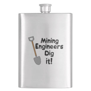 Mijnbouwingenieurs graven het flacon