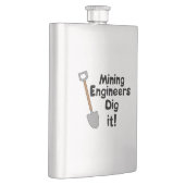 Mijnbouwingenieurs graven het flacon (Rechts)