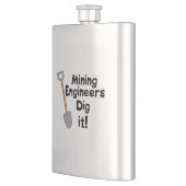 Mijnbouwingenieurs graven het flacon (Links)