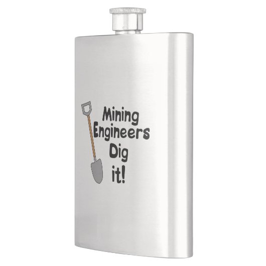 Mijnbouwingenieurs graven het flacon (Links)