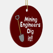 Mijnbouwingenieurs graven het keramisch ornament (Rechts)