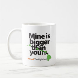 Mijne is groter dan de jouwe koffiemok