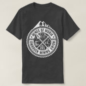 Mijnen van Moria Dwarven Mining Union T-shirt (Design voorkant)
