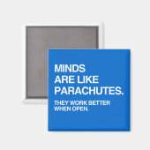 MIJNEN ZIJN ALS PARACHUTES MAGNEET (Voorkant / Achterkant)