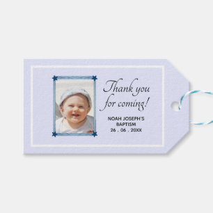 MIJNHEER BEDANKT VOOR HET KOMEN! Baptisme Gift Lab Cadeaulabel
