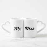 Mijnheer en mevrouw Coffee, mok! Loversmokken<br><div class="desc">Voor een mooi paar bindingen over hun liefde voor koffie! Wat een geweldig trouwcadeautje zou dit zijn.</div>