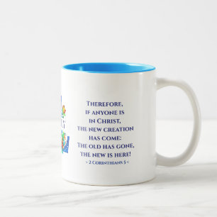 MijnIDENTITEIT FA 11oz Tweekleurige koffiekop W/LB Koffiemok
