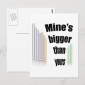 Mijnis groter dan jouw briefkaart (Voorkant / Achterkant)