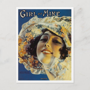 Mijnmeisje Briefkaart