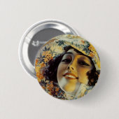 Mijnmeisje Ronde Button 5,7 Cm (Voorkant /achterkant)