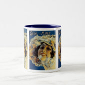 Mijnmeisje Tweekleurige Koffiemok (Center)