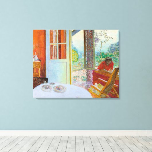 Mijnruimte in het land | Paul Bonnard | Canvas Afdruk (Insitu (Houten vloer))