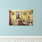 Mijnruimte in Langton Hall Canvas Afdruk (Insitu (Houten vloer))