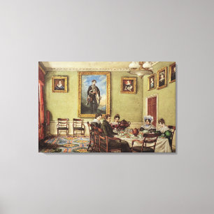 Mijnruimte in Langton Hall Canvas Afdruk