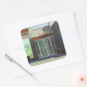 Mijnruimte Vierkante Sticker (Envelop)