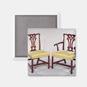 Mijnstoelen, met tussendoorse splantrug magneet (Voorkant / Achterkant)