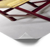 Mijnstoelen, met tussendoorse splantrug poster (Hoek)