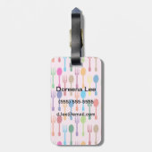 Mijnstructuur Bagagelabel (Achterkant verticaal)