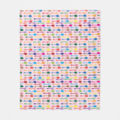 Mijnstructuur Fleece Deken (Voorkant)