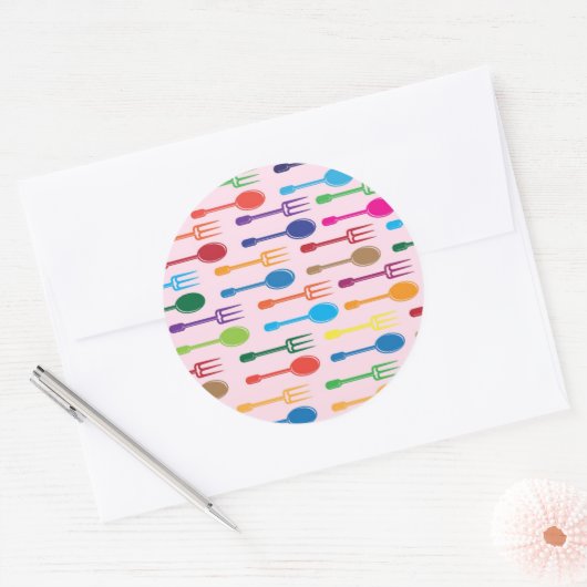 Mijnstructuur Ronde Sticker (Envelop)