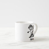 Mijnwerker Stickfiguur Espresso Kop (Voorkant rechts)