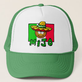 Mijo - Schattige Mexicaans Kind met Sombrero Trucker Pet