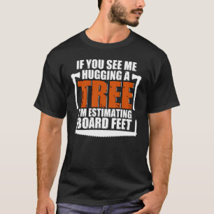 Mijzelf Boom Knuffelen Schattend Bord Voeten Voor T-shirt