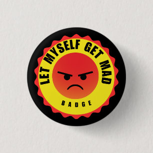Mijzelf Kwaad Laten Worden Ronde Button 3,2 Cm