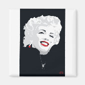 MIK05BW Miki Marilyn.tif Magneet (Voorkant)