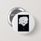 MIK05BW Miki Marilyn.tif Ronde Button 5,7 Cm (Voorkant /achterkant)