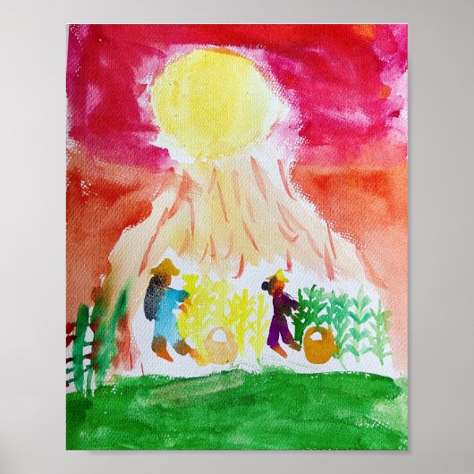 Mika Aiko Harvest Time Poster (Voorkant)