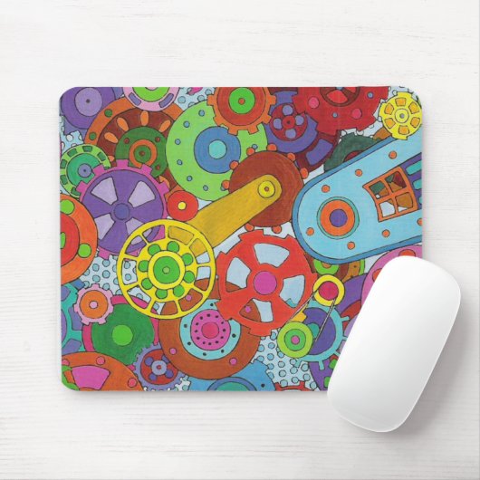 MIKA Gears Mousepad Muismat (Met muis)