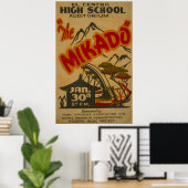 Mikado Philarmonic 1938  WPA-Poster Poster (Thuiskantoor)