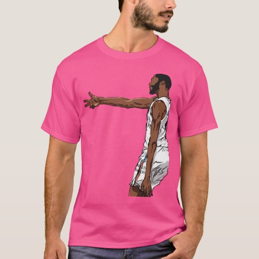Mikal Bridges Sketch T-shirt (Voorkant)