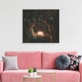 Mikalojus Konstantinas Ciurlionis Fairty Tale van  Canvas Afdruk (Insitu (Woonkamer))
