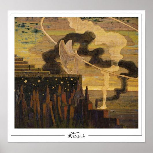 Mikalojus Konstantinas Ciurlionis Zedign Art Post. Poster (Voorkant)